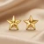 Wyraziste kolczyki wieczorowe z kryształami Swarovski® Aurum, srebro 925 i złocenie 24K