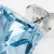 Kolczyki srebrne 925 z kryształami Swarovski® 6 mm w kolorze akwamarynu