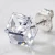 Minimalistyczne kolczyki na sztyfcie z kryształami Swarovski® Crystal 6 mm