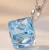 Elegancki srebrny naszyjnik z lśniącym kryształem Swarovski® kostka 8 mm