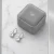 Kolczyki damskie ze srebra z kryształami Swarovski® 8 mm Crystal