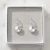 Eleganckie srebrne kolczyki z lśniącymi kryształami Swarovski® Crystal