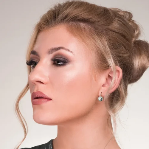 Srebrne kolczyki z kryształami Swarovski® Crystal 8 mm