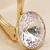 Kolczyki z pozłacanego srebra z okrągłymi kryształami Swarovski® Crystal