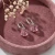 Eleganckie srebrne kolczyki z lśniącymi kostkami Swarovski® 8 mm Light Rose