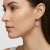 Pozłacane kolczyki z kryształami Swarovski® w kształcie kostek Crystal