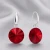 Eleganckie srebrne kolczyki z kryształami Swarovski® Scarlet