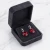 Kolczyki damskie wiszące z kryształami Swarovski® 10 mm w intensywnie czerwonym kolorze