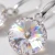 Wiszące kolczyki ze srebra z kryształami Swarovski® w kolorze Crystal
