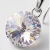 Srebrne kolczyki z dużymi kryształami Swarovski® Crystal 10 mm