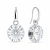 Kolczyki srebrne wiszące z kryształami Swarovski® 10 mm Crystal