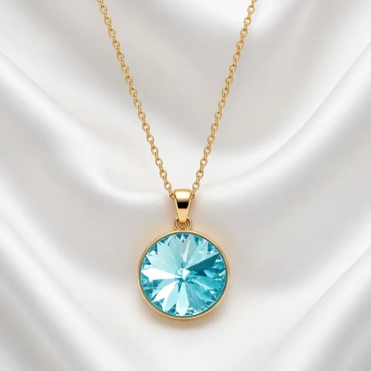 Biżuteria Swarovski kolor turkusów