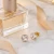 Kolczyki na sztyft z pozłacanego srebra z kryształami Swarovski® w kolorze Crystal