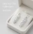 Srebrne kolczyki z kryształami Swarovski® do sukni ślubnej