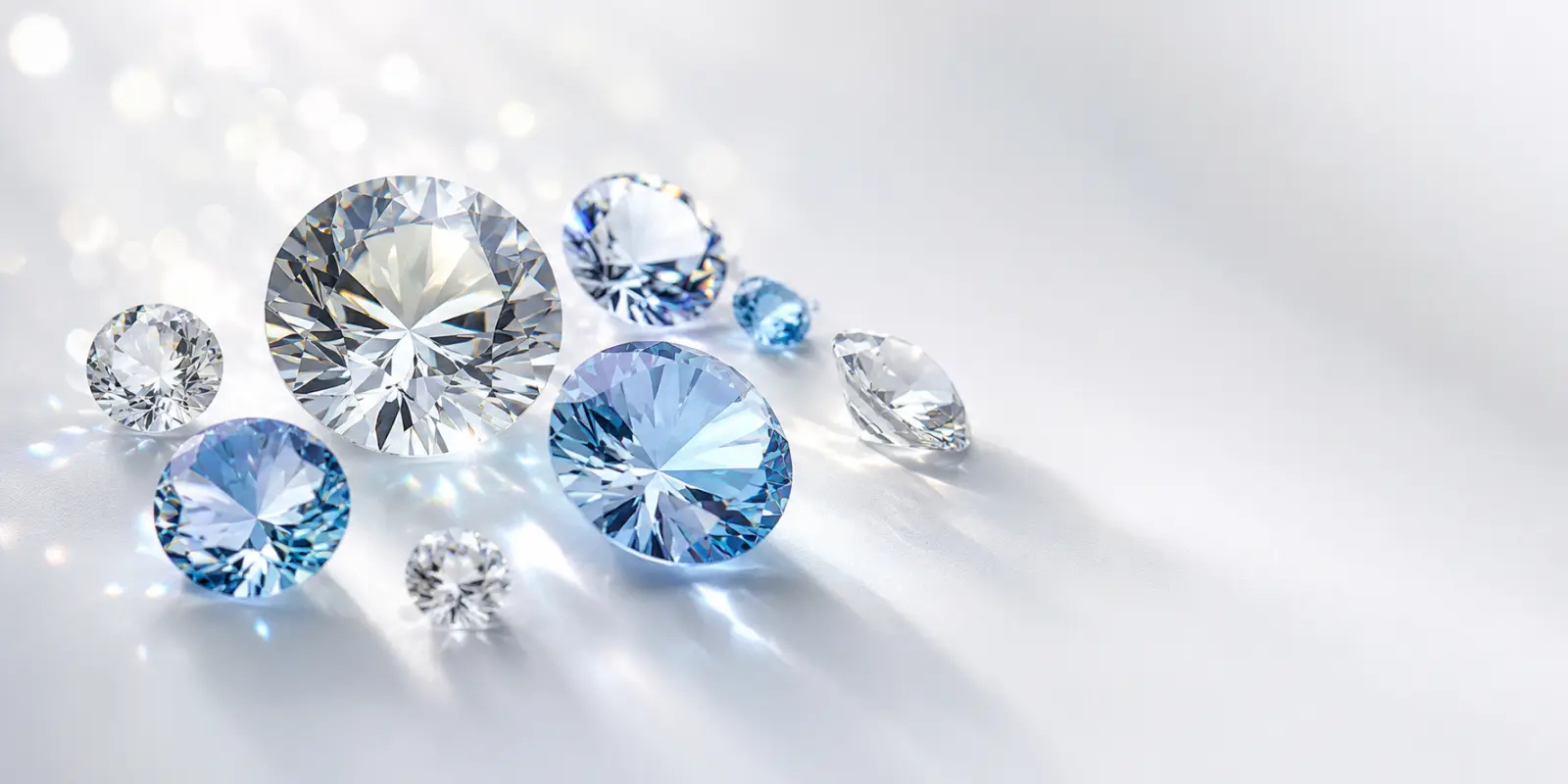 kryształy Swarovski błękitne