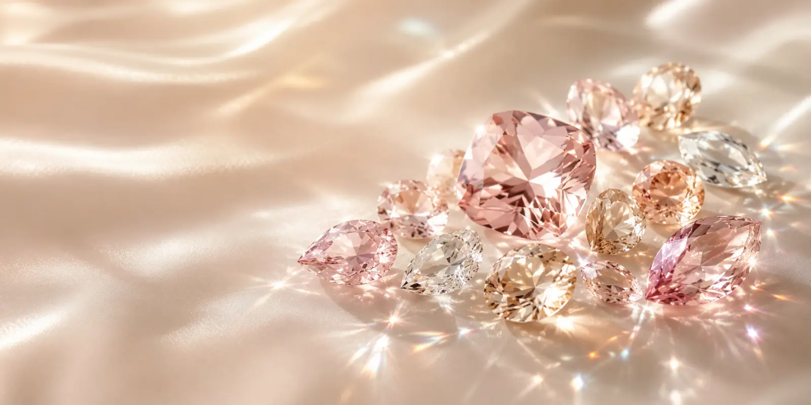 kryształy Swarovski w ciepłych barwach